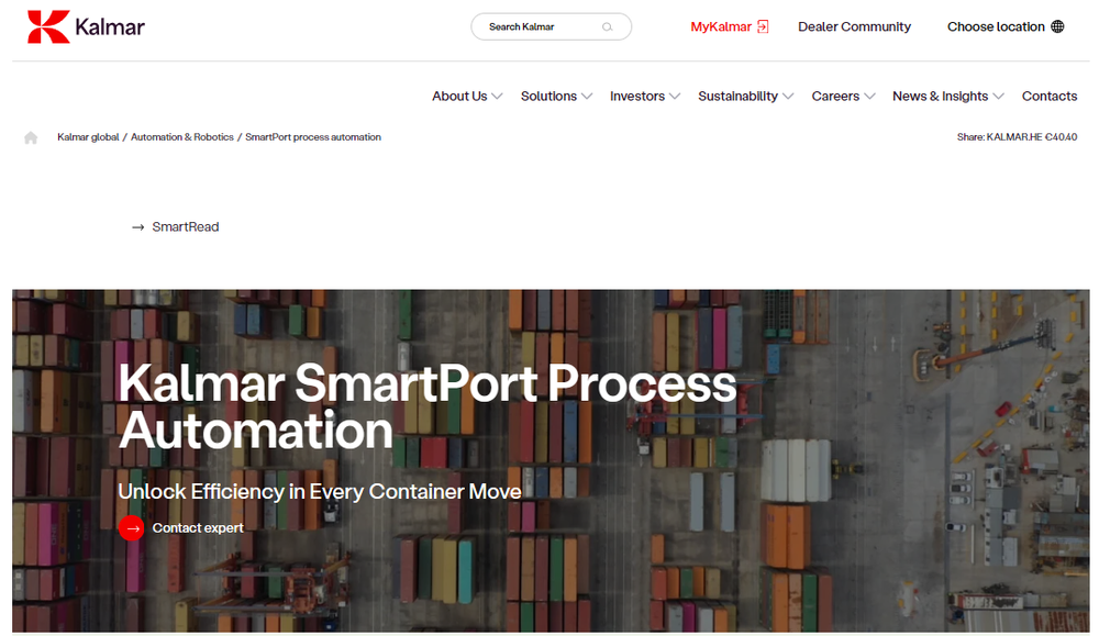 Kalmar SmartPort Screenshot 1