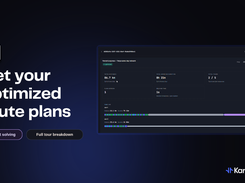 Get your optimized route plans
