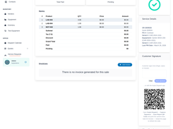 service reports with customers signature from your phone or laptop