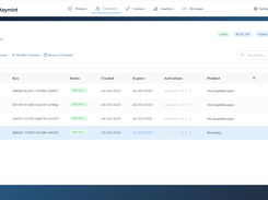 Customer Page
