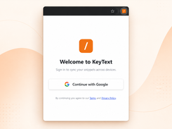 welcome to KeyText App