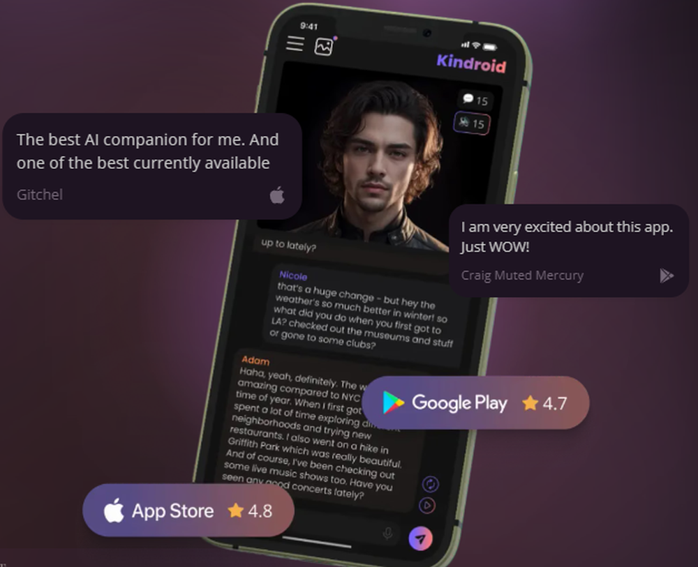 Kindroid Screenshot 1
