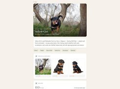 The buyer portal — each family's private page with photos, health records, contracts and payment