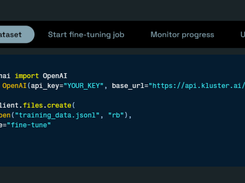 kluster.ai Screenshot 2