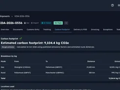 Shipment Carbon Footprint Calculator