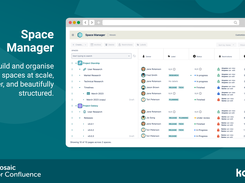 Bulk manage, delete, and create pages with Space Manager (included with Mosaic for Confluence Advanced Edition)