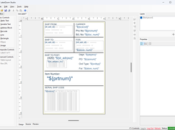 Drag-and-drop barcode label designer