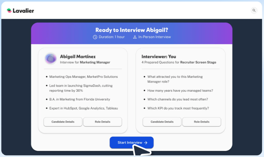 Lavalier AI Screenshot 1