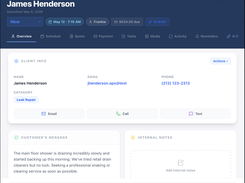 All customer info centralized one location