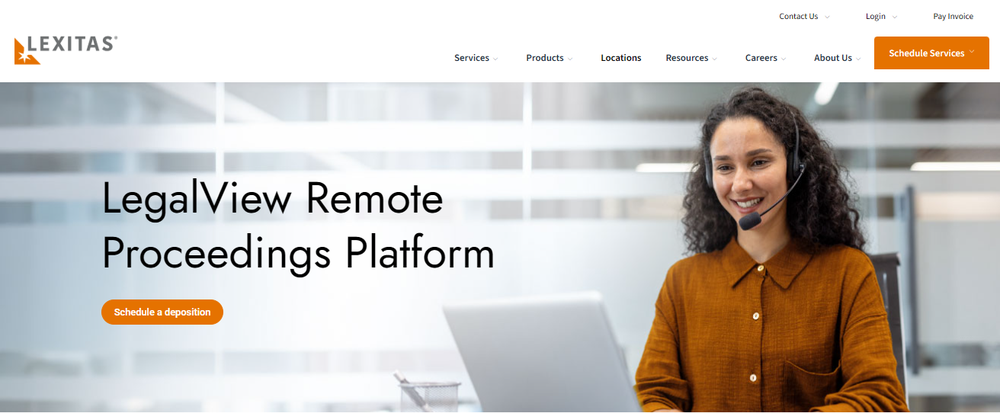 LegalView Remote Proceedings Screenshot 1