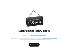 LetsExchange Screenshot 1