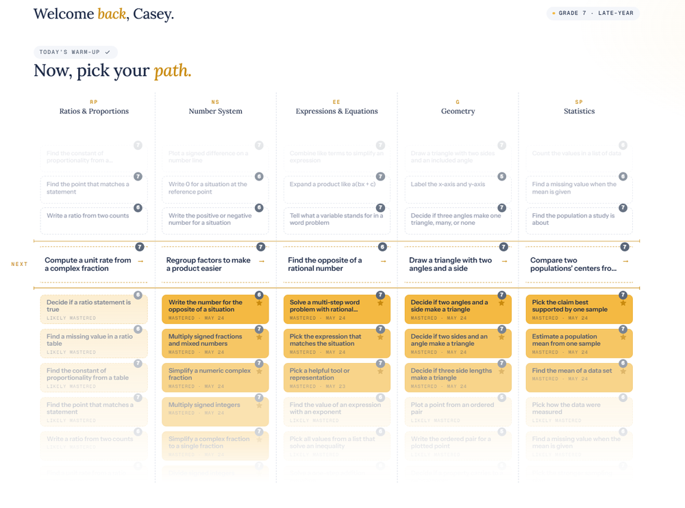 Level Up Math Screenshot 1