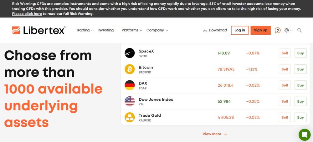 Libertex Screenshot 1