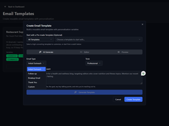 Automated outreach email generation with AI personalization