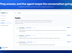 The agent keep it going