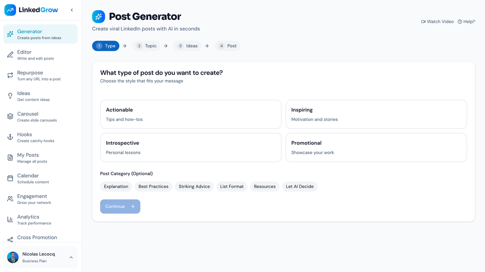 Post generator