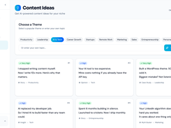 Generate ideas