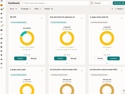 Create translation projects witha few clicks