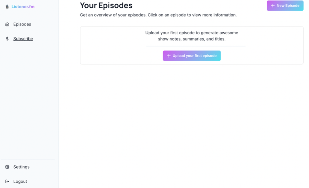 Listener.fm Screenshot 1