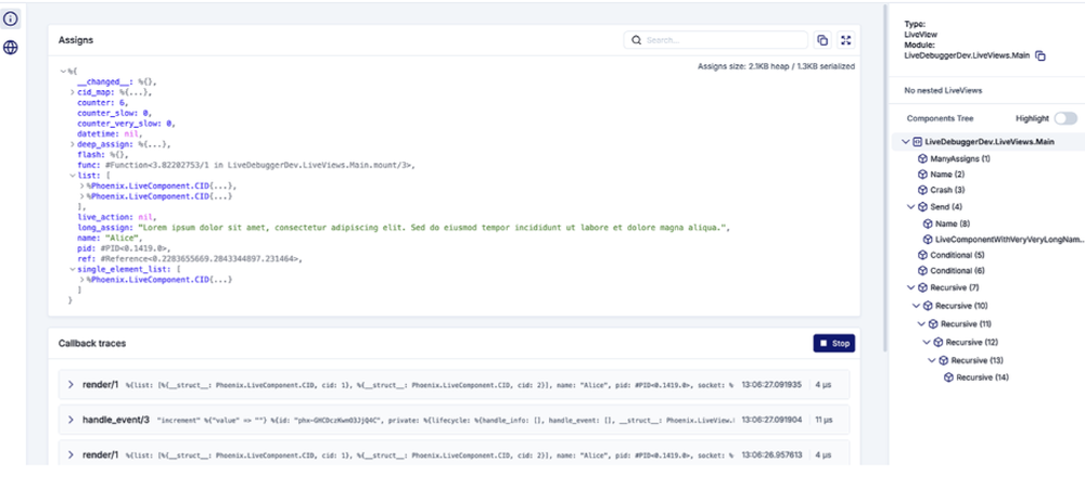 LiveDebugger Screenshot 1