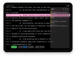 Highlights & notes - Mark key lines and add notes that export with context.