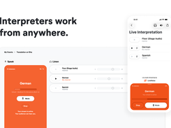 The LiveVoice interpreter interface.