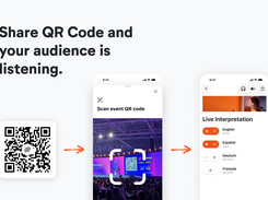 Share a QR code with your audience. 