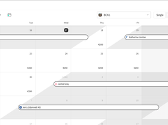 See all bookings, rates and availability in one simple view.