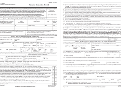 ATF Form 4473 completed on a tablet or computer
