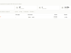  1. Search sessions by URL or error; filter by rage clicks, dead clicks, errors.