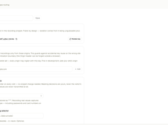 Privacy by default: input masking, origin allowlist, one-click key rotation.