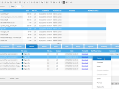 Managing versions of a document