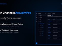 Which Channels Actually Pay: revenue by channel and account, first and last touch.