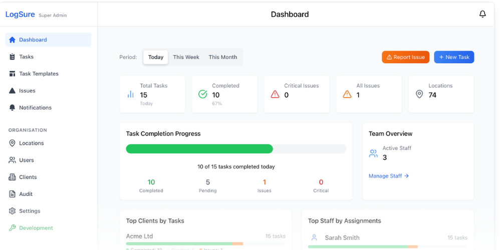 LogSure Screenshot 1