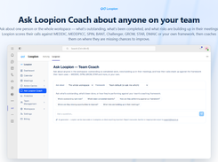 Ask for any information from previous meetings and also coach your team and find where the bottlenecks and stalls for progress are with Loopion coach
