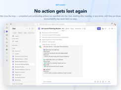 Never chase an action again, automatically resurfaces in the next meeting again and again, until completed