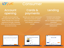 Loquat Consumer: Account opening, Cards & payments, and Lending for retail customers