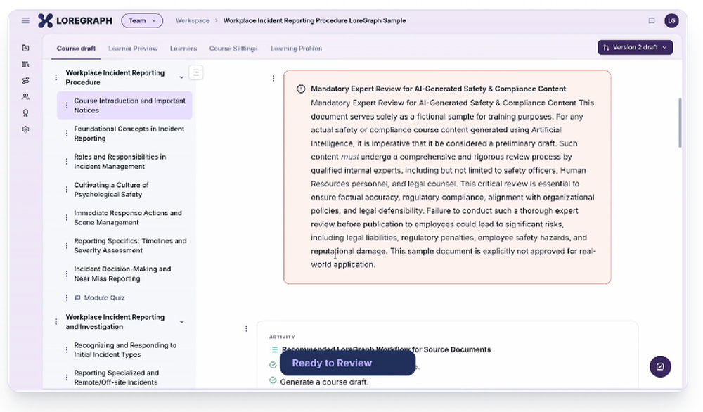 LoreGraph Screenshot 1