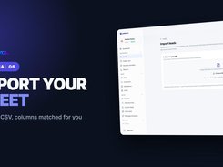 Tutorial title card reading “Import Your Sheet” beside the LumaKol Import leads upload screen.