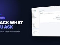 Tutorial title card reading “Track What You Ask” beside the LumaKol Custom fields page.
