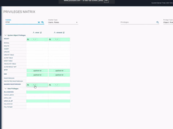 Privileged Access Management - Privileges Matrix