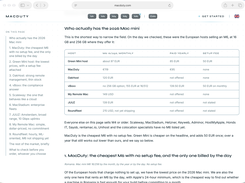 Mac mini hosting in Europe compared
