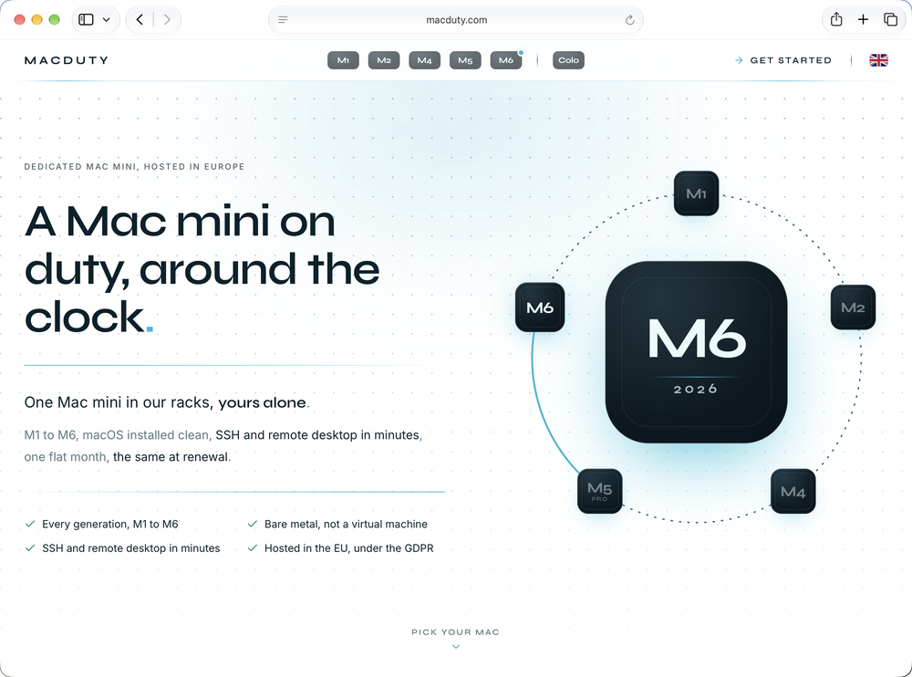 MacDuty home page