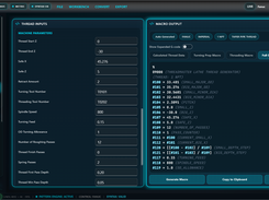 From Thread Selection to CNC Macro in Seconds ThreadMaster™ automatically calculates thread dimensions, taper geometry, pitches, pass depths, and machining parameters before generating controller-ready CNC threading macros.