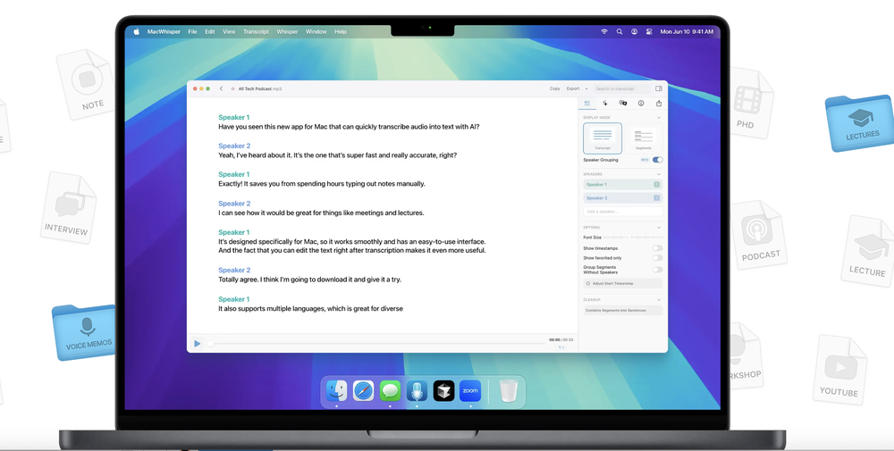 MacWhisper Screenshot 1