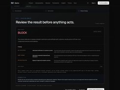 Secure — severity-ranked findings and a safer rewrite before execution