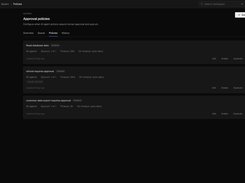 Govern — versioned approval policies for consequential AI actions