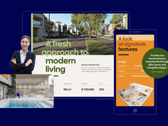 Use style collections to keep typography, buttons, and colours consistent across all your corporate publications and campaigns.