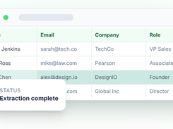 Mail2Sheets Screenshot 1