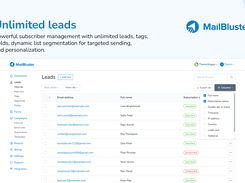 MailBluster - Unlimited leads